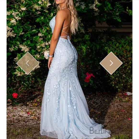 backless prom dresses 2022 Sherri Hill Sequin Open Back Prom Dress 54912 Silver / 00 main image 1